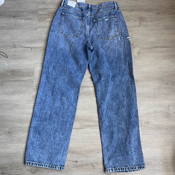 Sneak Peek Jeans Womens Straight Leg High Rise Medium Wash Distressed SZ 30 NWT - Picture 4 of 5